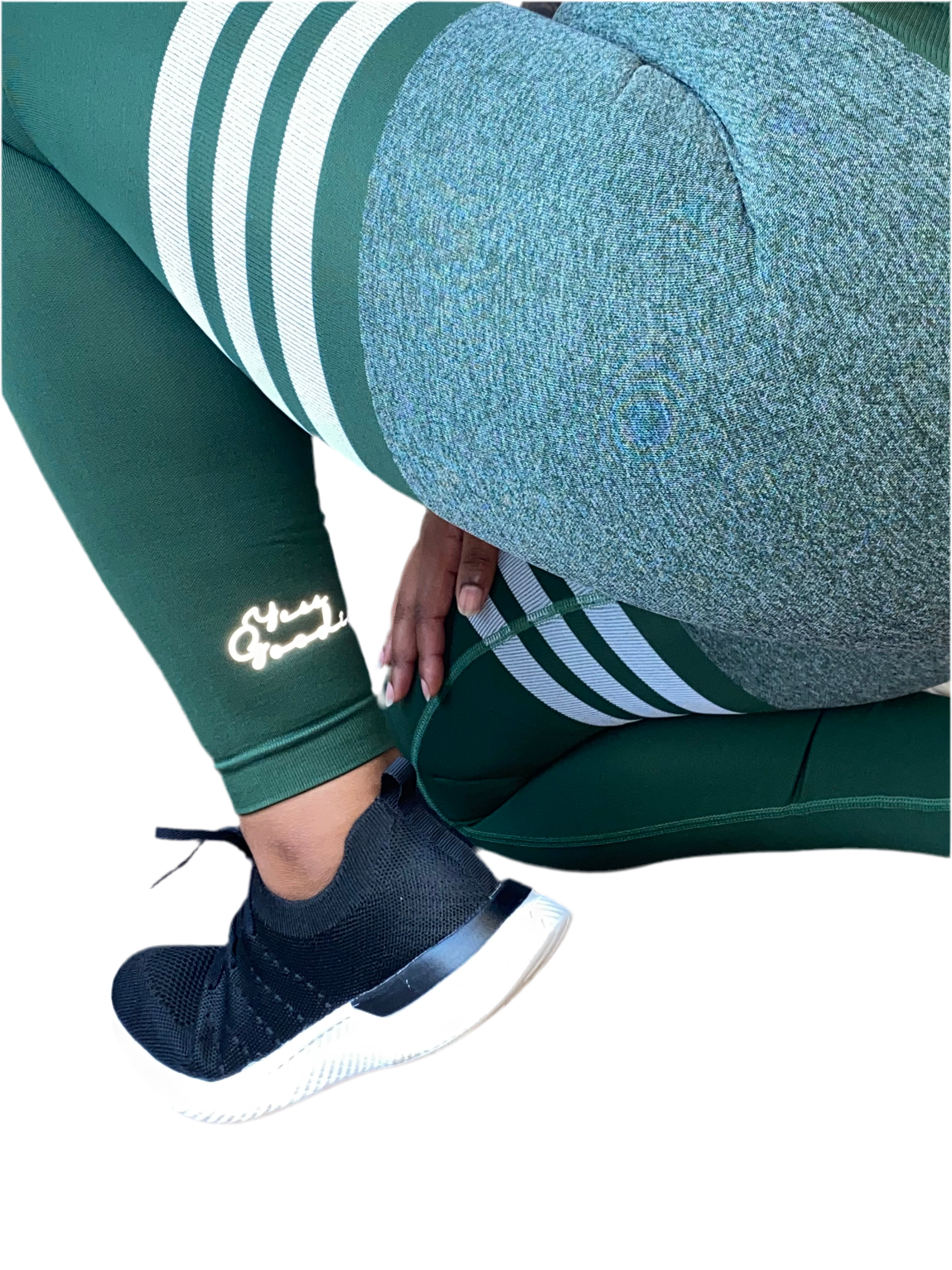 Convict Crop Top & Leggings Set