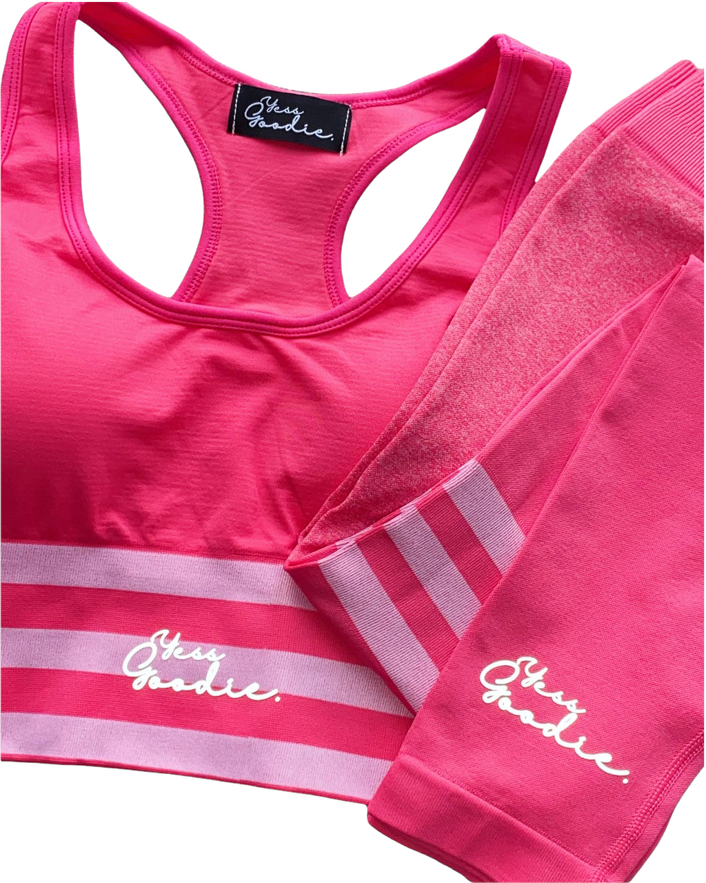 Convict Crop Top & Leggings Set