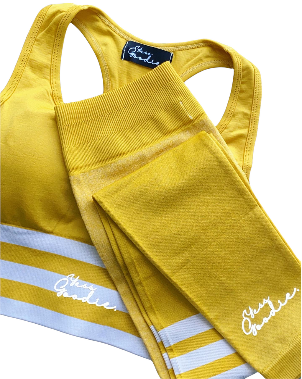 Convict Crop Top & Leggings Set